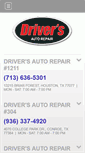 Mobile Screenshot of driversautorepair.com